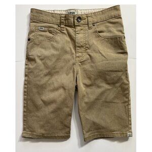 Vans Boys Bermuda Shorts Size 10 – Tan Casual Denim Style